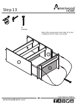 Предварительный просмотр 19 страницы Ameriwood HOME Colebrook 5555550COM Assembly Instructions Manual