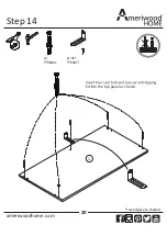 Предварительный просмотр 20 страницы Ameriwood HOME Colebrook 5555550COM Assembly Instructions Manual