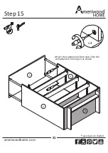 Предварительный просмотр 21 страницы Ameriwood HOME Colebrook 5555550COM Assembly Instructions Manual