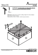 Предварительный просмотр 22 страницы Ameriwood HOME Colebrook 5555550COM Assembly Instructions Manual