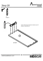 Предварительный просмотр 24 страницы Ameriwood HOME Colebrook 5555550COM Assembly Instructions Manual