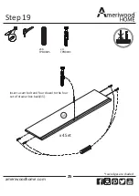 Предварительный просмотр 25 страницы Ameriwood HOME Colebrook 5555550COM Assembly Instructions Manual