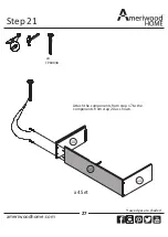 Предварительный просмотр 27 страницы Ameriwood HOME Colebrook 5555550COM Assembly Instructions Manual