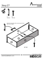 Предварительный просмотр 33 страницы Ameriwood HOME Colebrook 5555550COM Assembly Instructions Manual