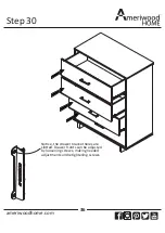 Предварительный просмотр 36 страницы Ameriwood HOME Colebrook 5555550COM Assembly Instructions Manual