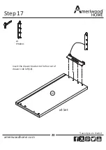 Preview for 23 page of Ameriwood HOME Colebrook 5968503COM Assembling Instruction