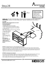 Предварительный просмотр 34 страницы Ameriwood HOME Colebrook 5969502COM Manual