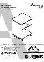 Preview for 1 page of Ameriwood HOME Colebrook Nightstand 5967303COM Instruction Booklet