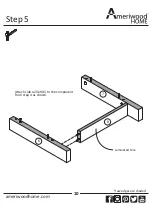 Preview for 10 page of Ameriwood HOME Colebrook Nightstand 5967303COM Instruction Booklet