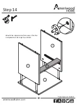 Preview for 19 page of Ameriwood HOME Colebrook Nightstand 5967303COM Instruction Booklet