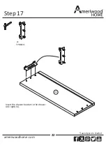 Preview for 22 page of Ameriwood HOME Colebrook Nightstand 5967303COM Instruction Booklet