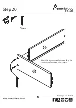 Preview for 25 page of Ameriwood HOME Colebrook Nightstand 5967303COM Instruction Booklet