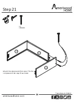 Preview for 26 page of Ameriwood HOME Colebrook Nightstand 5967303COM Instruction Booklet