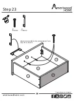 Preview for 28 page of Ameriwood HOME Colebrook Nightstand 5967303COM Instruction Booklet