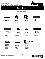 Preview for 4 page of Ameriwood HOME Crescent Point 6 Drawer Dresser Assembly Manual