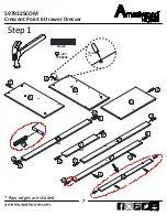 Preview for 7 page of Ameriwood HOME Crescent Point 6 Drawer Dresser Assembly Manual