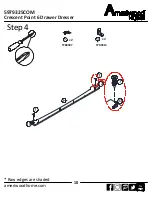 Preview for 10 page of Ameriwood HOME Crescent Point 6 Drawer Dresser Assembly Manual