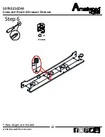 Preview for 12 page of Ameriwood HOME Crescent Point 6 Drawer Dresser Assembly Manual