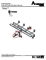 Preview for 13 page of Ameriwood HOME Crescent Point 6 Drawer Dresser Assembly Manual