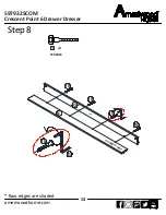 Preview for 14 page of Ameriwood HOME Crescent Point 6 Drawer Dresser Assembly Manual