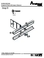 Preview for 15 page of Ameriwood HOME Crescent Point 6 Drawer Dresser Assembly Manual