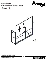 Preview for 24 page of Ameriwood HOME Crescent Point 6 Drawer Dresser Assembly Manual