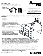 Preview for 29 page of Ameriwood HOME Crescent Point 6 Drawer Dresser Assembly Manual