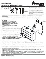 Preview for 30 page of Ameriwood HOME Crescent Point 6 Drawer Dresser Assembly Manual