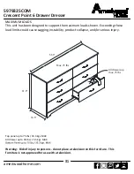 Preview for 31 page of Ameriwood HOME Crescent Point 6 Drawer Dresser Assembly Manual