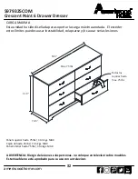 Preview for 32 page of Ameriwood HOME Crescent Point 6 Drawer Dresser Assembly Manual