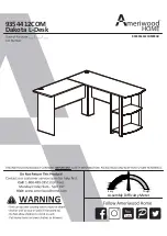 Preview for 1 page of Ameriwood HOME Dakota 9354412COM Assembly Instructions Manual