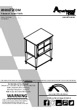 Preview for 1 page of Ameriwood HOME Fairmont 8969872COM Instruction Booklet