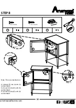 Preview for 14 page of Ameriwood HOME Fairmont 8969872COM Instruction Booklet