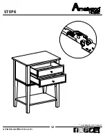 Предварительный просмотр 12 страницы Ameriwood HOME Franklin 5062296PCOM Assembly Instructions Manual