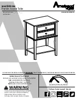 Preview for 1 page of Ameriwood HOME Franklin 5062918COM Assembly Instructions Manual