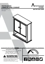 Preview for 1 page of Ameriwood HOME FRANKLIN 7557013COM Instruction Booklet