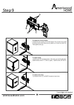 Preview for 16 page of Ameriwood HOME FRANKLIN 7557013COM Instruction Booklet
