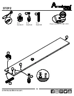 Preview for 9 page of Ameriwood HOME Hall Tree 4516213COM Assembly Instructions Manual