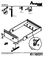 Preview for 19 page of Ameriwood HOME Hall Tree 4516213COM Assembly Instructions Manual