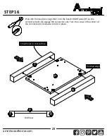 Preview for 23 page of Ameriwood HOME Hall Tree 4516213COM Assembly Instructions Manual