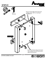 Preview for 26 page of Ameriwood HOME Hall Tree 4516213COM Assembly Instructions Manual