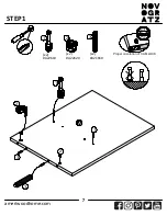 Preview for 7 page of Ameriwood HOME Novogratz 1324222COM Manual