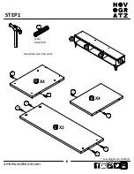 Preview for 6 page of Ameriwood HOME NOVOGRATZ 5389407COM Instruction Booklet