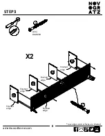 Preview for 8 page of Ameriwood HOME NOVOGRATZ 5389407COM Instruction Booklet