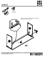 Preview for 28 page of Ameriwood HOME NOVOGRATZ 5744015COM Instruction Booklet