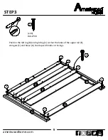 Предварительный просмотр 9 страницы Ameriwood HOME Queen Headboard 5922222COM Instruction Booklet