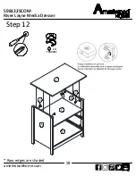 Preview for 19 page of Ameriwood HOME River Layne 5981325COM Assembly Instructions Manual