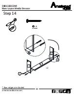 Preview for 21 page of Ameriwood HOME River Layne 5981325COM Assembly Instructions Manual