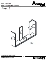 Preview for 22 page of Ameriwood HOME River Layne 5981325COM Assembly Instructions Manual