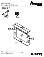 Preview for 24 page of Ameriwood HOME River Layne 5981325COM Assembly Instructions Manual